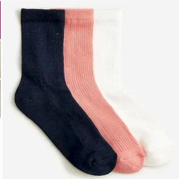 NWT JCREW Bootie socks three-pack - Picture 1 of 3